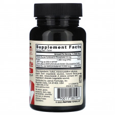 Jarrow Formulas, метил B12 и метилфолат, со вкусом вишни, 5000 мкг/800 мкг, 60 жевательных таблеток